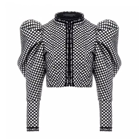 Jackets & Blazers - Stunning puff sleeve structured Bolero jacket